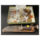 Imperial Hunting Knife with Assorted Pins