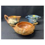 (3) Pieces of Roseville Pottery