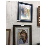 (2) Gilroy Framed Portraits