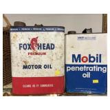 (2) Vintage Advertising Oil Cans
