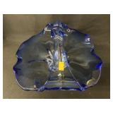 Unsigned Art Glass Basket