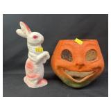 (2) Vintage Paper Mache