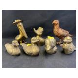 Decorative Brass Bird Figurines