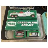 (2) Hess Trucks and 2 Hess Miniatures