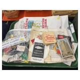 Advertising Matchbooks, Flower Bags, Coasters