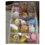 (25) Cased Beanie Babies