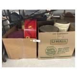 (2) Boxes of Storage Tins