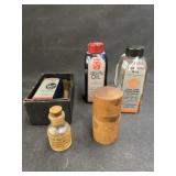 Vintage Glass Oil Bottles