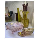 (6) Pieces of Art Glass
