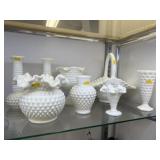 Hobnail Milk Glass