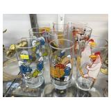 Vintage Character Glasses