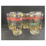(5) Vintage Pheasant Tumblers