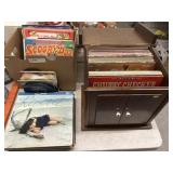 33 and 45 RPM Records, Wooden Record Storage Box