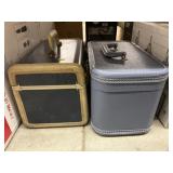 (2) Vintage Travel Cosmetic Cases