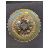 Northwood 3 Fruits Carnival Glass Plate