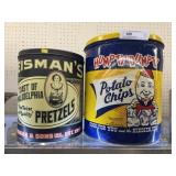Pretzel and Potato Chip Canisters