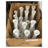 Milk Glass Bud Vases