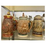 (6) Avon Beer Steins