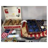 Miniature Bowling Pins, Flags, Cookie Cutters