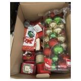 Christmas and Hallmark Ornaments, Candles