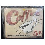(2) Contemporary Tin Signs