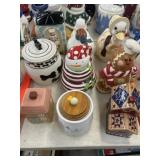 (9) Ceramic Cookie Jars