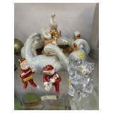 Porcelain Centerpiece and Figurines