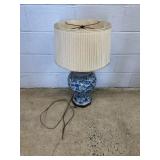 Porcelain Blue Decorated Table Lamps