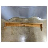 Pine Hanging Display Shelf