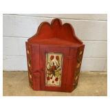 Wooden Modern Painted Hanging Corner Cupboard