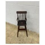Vintage Wooden Height Chair