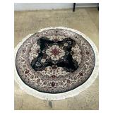 Floral Circular Rug