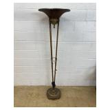 Bronze Colored Metal Ornate Floor Lamp