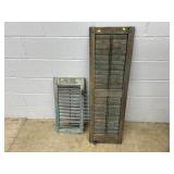 2 Various Vintage House Shutters