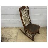 Rocking Chair w/ Upholstery