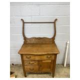 Vintage Oak Washstand