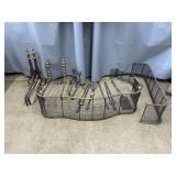 Selection of brass Fireplace Tools