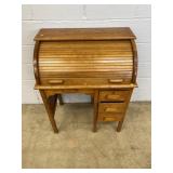Maple CHilds roll top desk