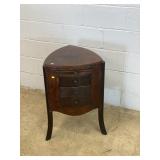 Corner 3 Drawer Stand w/ Pull out Writing Pad