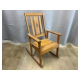 Oak Vintage Rocking Chair