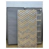 2 Single Box Springs & Single Mattress