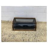Curved Glass Table Top Display Case