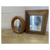 2 Various Vintage Mirrors