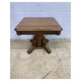 Oak Square End Table