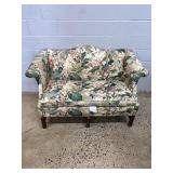 Floral Upholstered Loveseat
