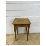 Vintage Oak One Drawer Stand