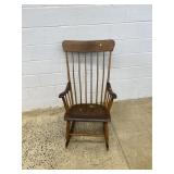 Vintage Spindle Back Rocking Chair