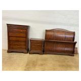 Modern 3 Piece Queen Size Bedroom Suite