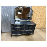 3 Piece Painted French Provincial Bedroom Suite