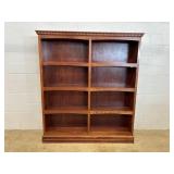 Mahogany Bookshelf w/ Dental Molding